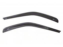 Low Profile Ventvisor Window Deflectors; Front; Dark Smoke (01-06 Silverado 2500 HD)