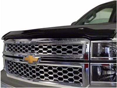 Bugflector Hood Shield; Dark Smoke (01-02 Silverado 3500 HD)