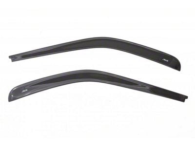 Low Profile Ventvisor Window Deflectors; Front; Dark Smoke (01-06 Silverado 3500 HD)