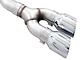 AWE 0FG Single Exhaust System with Chrome Silver Tips; Side Exit (21-24 2.7L EcoBoost F-150)