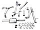 AWE 0FG Dual Exhaust System with Chrome Silver Tips; Rear Exit (19-24 5.3L Sierra 1500 w/o Factory Dual Exhaust)