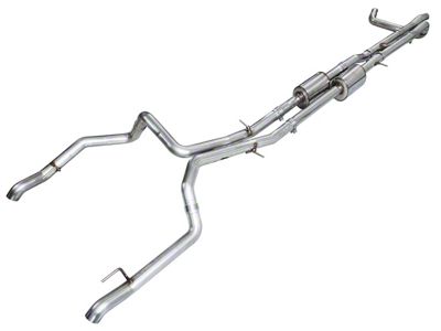 AWE 0FG Dual Exhaust System; Rear Exit (19-25 5.3L Sierra 1500 w/ Factory Dual Exhaust)