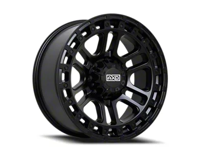 AXD Offroad AS5 Satin Black 8-Lug Wheel; 20x9; 0mm Offset (07-10 Sierra 2500 HD)