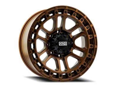 AXD Offroad AS5 Satin Bronze with Black Bolts 8-Lug Wheel; 20x9; 0mm Offset (07-10 Sierra 2500 HD)