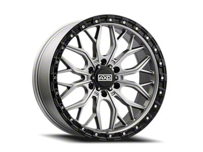 AXD Offroad AS1 Satin Titanium with Black Lip 6-Lug Wheel; 20x9; 0mm Offset (07-14 Tahoe)