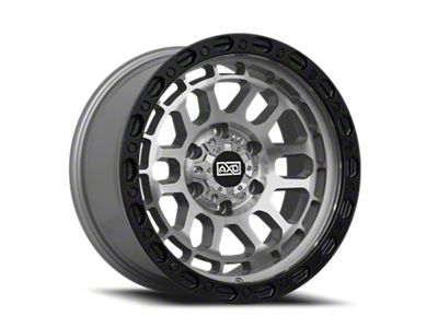 AXD Offroad AS4 Titanium with Black Lip 6-Lug Wheel; 20x9; 0mm Offset (07-14 Tahoe)