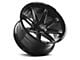 Axe Wheels Artemis Gloss Black Milled 8-Lug Wheel; 22x12; -44mm Offset (03-09 RAM 2500)