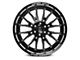 Axe Wheels Atlas Gloss Black Milled 8-Lug Wheel; 22x12; -44mm Offset (03-09 RAM 2500)
