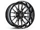 Axe Wheels Atlas Gloss Black Milled 8-Lug Wheel; 20x10; -19mm Offset (03-09 RAM 2500)