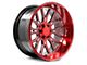 Axe Wheels AX6.2 Candy Red 8-Lug Wheel; 22x12; -44mm Offset (03-09 RAM 2500)