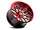 Axe Wheels AX6.2 Candy Red 8-Lug Wheel; 22x12; -44mm Offset (03-09 RAM 2500)