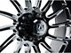 Axe Wheels Chronus Gloss Black Milled 8-Lug Wheel; 22x12; -44mm Offset (03-09 RAM 2500)