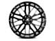 Axe Wheels AX1.0 Gloss Black Milled 8-Lug Wheel; 22x14; -76mm Offset (03-09 RAM 3500 SRW)