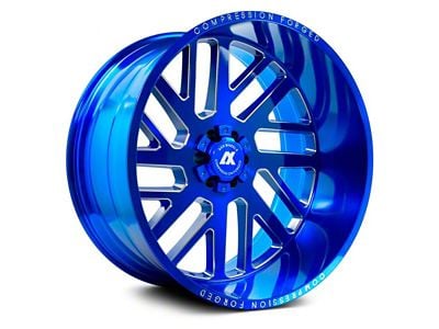 Axe Wheels AX2.7 Candy Blue 8-Lug Wheel; 22x12; -44mm Offset (03-09 RAM 3500 SRW)