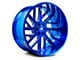 Axe Wheels AX2.7 Candy Blue 8-Lug Wheel; 22x12; -44mm Offset (03-09 RAM 3500 SRW)