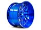 Axe Wheels AX2.7 Candy Blue 8-Lug Wheel; 22x12; -44mm Offset (03-09 RAM 3500 SRW)