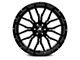 Axe Wheels AX6.0 Gloss Black Milled 8-Lug Wheel; 22x12; -44mm Offset (03-09 RAM 3500 SRW)