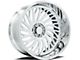 Axe Wheels AF10 Forged Fully Polished 6-Lug Wheel; Right Directional; 22x12; -44mm Offset (04-08 F-150)