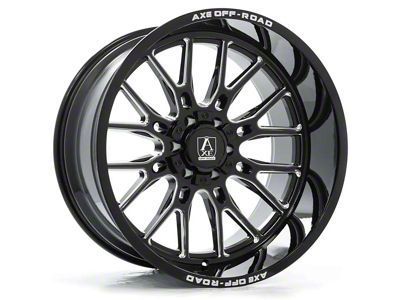 Axe Wheels Atlas Gloss Black Milled 6-Lug Wheel; 20x10; -19mm Offset (04-08 F-150)