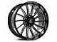 Axe Wheels Chronus Gloss Black Milled 6-Lug Wheel; 22x12; -44mm Offset (04-08 F-150)