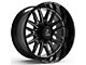 Axe Wheels Hades Gloss Black Milled 6-Lug Wheel; 20x10; -19mm Offset (04-08 F-150)