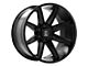 Axe Wheels Atremis Gloss Black Milled 6-Lug Wheel; 20x10; -19mm Offset (07-13 Sierra 1500)