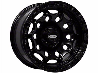 Axe Wheels Chaos Satin Black 6-Lug Wheel; 17x9; 0mm Offset (07-13 Sierra 1500)