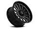 Axe Wheels Chronus Gloss Black Milled 6-Lug Wheel; 22x10; -19mm Offset (07-13 Sierra 1500)