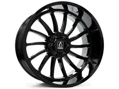 Axe Wheels Chronus Gloss Black 6-Lug Wheel; 24x12; -44mm Offset (07-13 Sierra 1500)