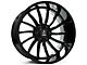 Axe Wheels Chronus Gloss Black 6-Lug Wheel; 24x12; -44mm Offset (07-13 Sierra 1500)