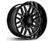 Axe Wheels Hades Gloss Black Milled 6-Lug Wheel; 20x10; -19mm Offset (07-13 Sierra 1500)