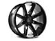 Axe Wheels Artemis Gloss Black Milled 8-Lug Wheel; 20x10; -19mm Offset (11-14 Sierra 2500 HD)