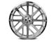 Axe Wheels AX2.1 Silver 8-Lug Wheel; 20x12; -44mm Offset (11-14 Sierra 2500 HD)