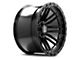 Axe Wheels Icarus Satin Black 8-Lug Wheel; 20x9.5; 15mm Offset (11-14 Sierra 2500 HD)