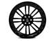 Axe Wheels Icarus Satin Black 8-Lug Wheel; 20x10; -19mm Offset (11-14 Sierra 3500 HD SRW)