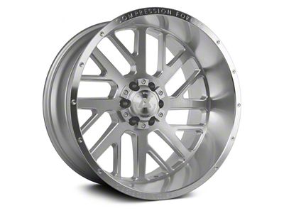Axe Wheels AX2.1 Silver 8-Lug Wheel; 20x12; -44mm Offset (11-14 Silverado 2500 HD)