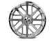 Axe Wheels AX2.1 Silver 8-Lug Wheel; 20x12; -44mm Offset (11-14 Silverado 3500 HD SRW)