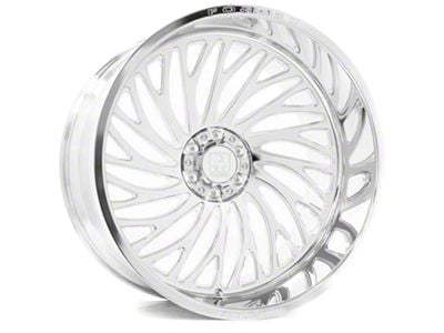 Axe Wheels AF10 Forged Fully Polished 6-Lug Wheel; Left Directional; 22x12; -44mm Offset (07-14 Tahoe)