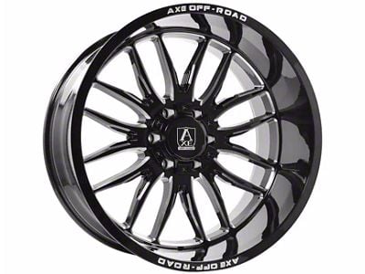 Axe Wheels Hades Gloss Black Milled 6-Lug Wheel; 20x10; -19mm Offset (07-14 Yukon)