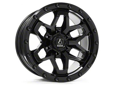 Axe Wheels Syrinks Satin Black 6-Lug Wheel; 17x9; -15mm Offset (07-14 Yukon)