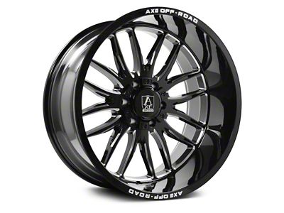 Axe Wheels Hades Gloss Black Milled 6-Lug Wheel; 20x9.5; 15mm Offset (09-14 F-150)