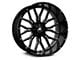 Axe Wheels AX6.0 Gloss Black Milled 5-Lug Wheel; 22x12; -44mm Offset (09-18 RAM 1500)