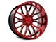 Axe Wheels AX6.2 Candy Red 5-Lug Wheel; 22x12; -44mm Offset (09-18 RAM 1500)