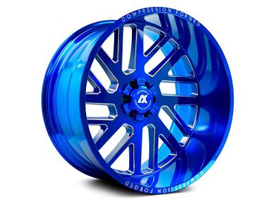 Axe Wheels AX2.7 Candy Blue 8-Lug Wheel; 22x12; -44mm Offset (10-18 RAM 3500 SRW)