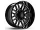 Axe Wheels Hades Gloss Black Milled 6-Lug Wheel; 20x10; -19mm Offset (14-18 Sierra 1500)