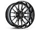 Axe Wheels Atlas Gloss Black Milled 6-Lug Wheel; 20x10; -19mm Offset (14-18 Silverado 1500)
