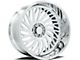 Axe Wheels AF10 Forged Fully Polished 6-Lug Wheel; Right Directional; 22x12; -44mm Offset (15-20 F-150)