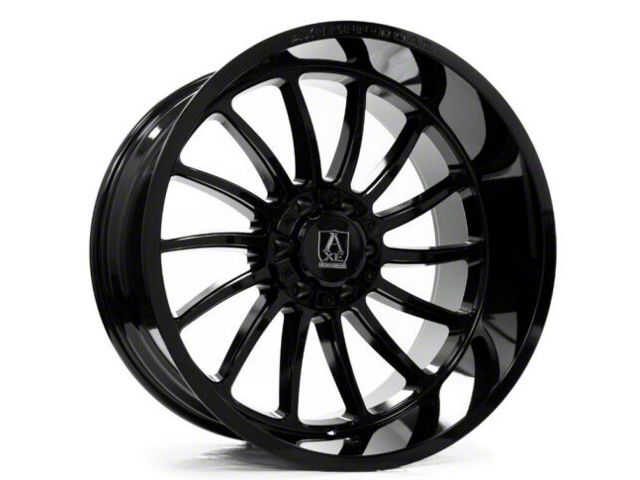Axe Wheels Chronus Gloss Black 6-Lug Wheel; 22x10; -19mm Offset (15-20 F-150)