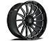 Axe Wheels Chronus Gloss Black Milled 6-Lug Wheel; 20x10; -19mm Offset (15-20 Tahoe)