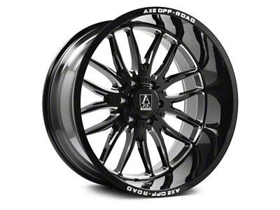 Axe Wheels Hades Gloss Black Milled 6-Lug Wheel; 20x9.5; 15mm Offset (15-20 Tahoe)